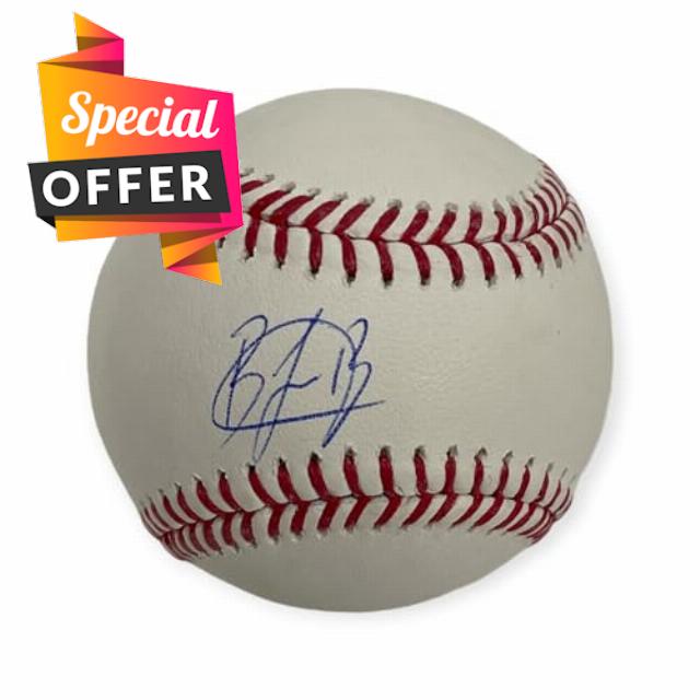 Brayan Bello Signed Autographed OMLB Baseball NEP - Autographed Baseballs