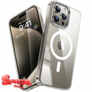 TORRAS Magnetic Shockproof Designed for iPhone 15 Pro Case