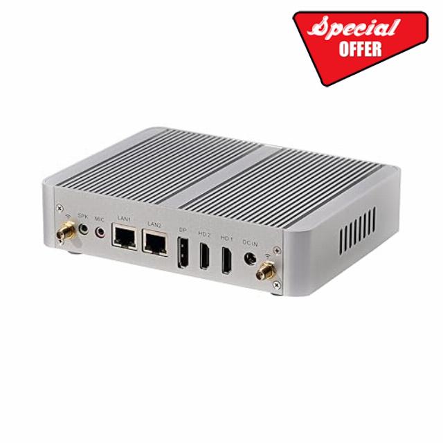 HUNSN Fanless Mini PC