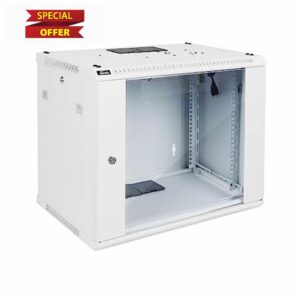 Tecmojo 9U Wall Mount Rack Network Cabinet for 19&rdquo;IT Equipment