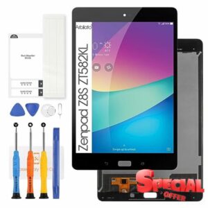 Screen for Asus ZenPad Z8s Screen Replacement for ASUS ZenPad Z8 2017 Tablet LCD Screen ZT582KL P00J Verizon Touch Display Digitizer Assembly Repair Parts（Black）
