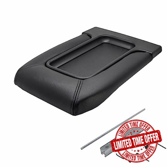 Center Console Lid Replacement Kit for 2001 2002 2003 2004 2005 2006 2007 Silverado/Avalanche/Suburban/Sierra/Yukon Replaces Number 19127364