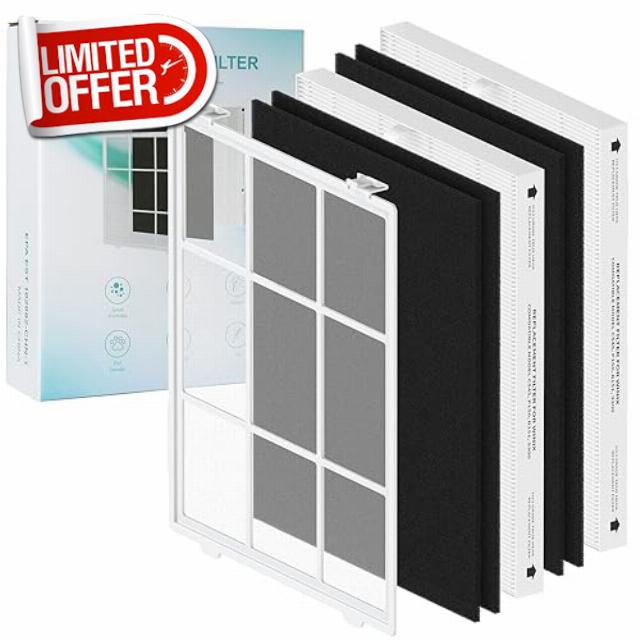 VALZONE 2 Packs C545 Replacement Filter S Compatible with Winix C545