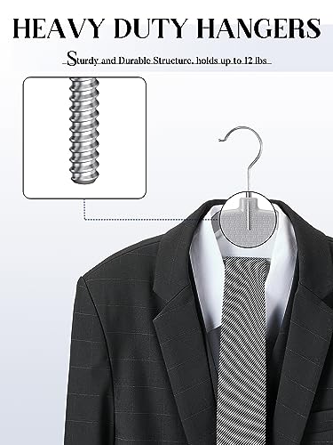 Gray Hangers for Closet