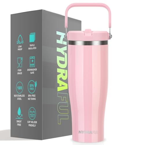 Leak Proof Vacuum Insulated Cup Water Bottle Fit in Cup holder for Home