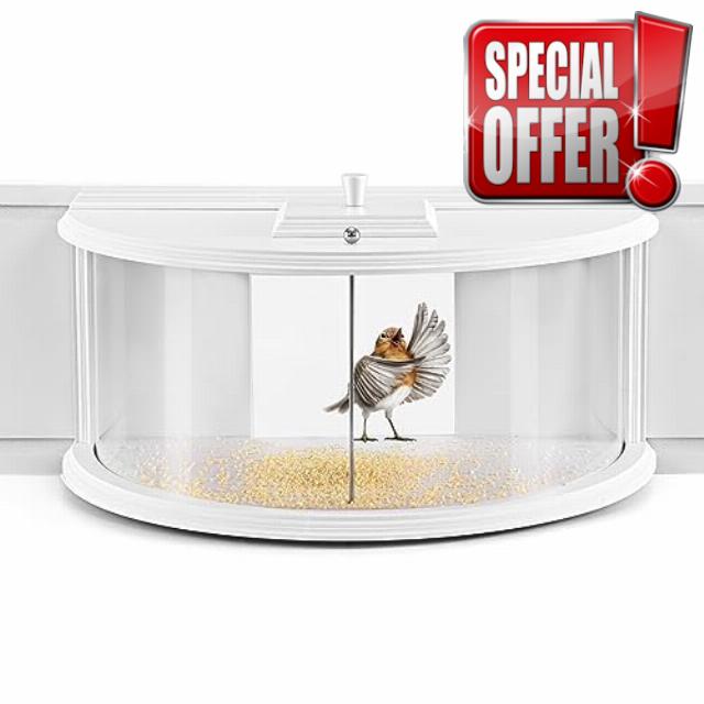 Ktondic Window Bird Feeder Inside House