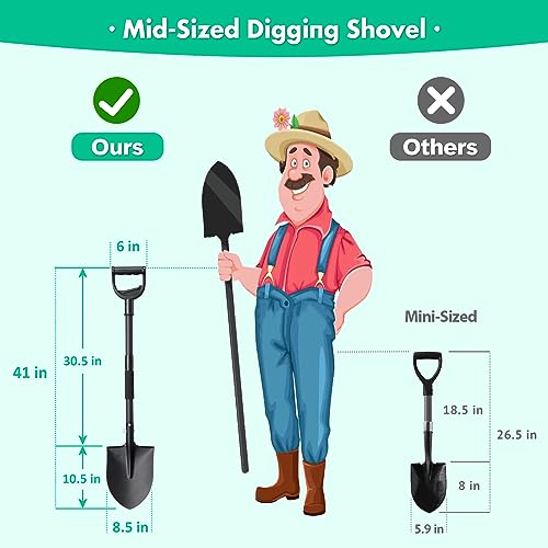 Round Metal Shovels for Gardening