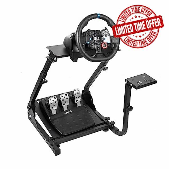 Mokapit Racing Steering Wheel Stand Foldable Frame Suitable for Logitech G29
