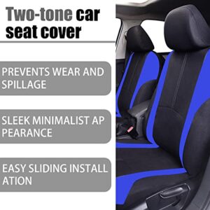 Front and Rear Split Bench Auto Seat Protectors