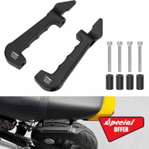 KEMIMOTO Compatible with Grom 2022 2023 2024 Rear Passenger Grab Bar Rear Seat Pillion Grab Rail Bar Passenger Handles for Grom MSX125 2022+