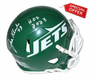 Joe Klecko Autographed New York Jets Mini Helmet Spd TB Beckett
