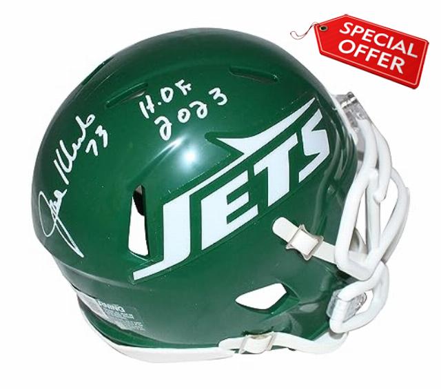 Joe Klecko Autographed New York Jets Mini Helmet Spd TB Beckett