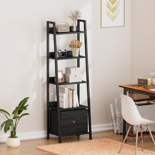 Industrial Bookcase Storage Rack Organizer