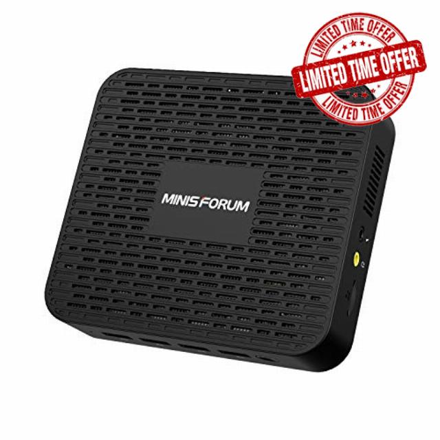 Mini PC Windows 10 Pro 8GB DDR4 128GB SSD Intel Celeron J4125 Processor-GK41-128GB