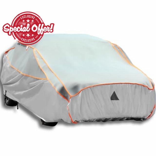 Anti Hail Car Cover Multilayer Thickened Full Car Cover Waterproof Anti Frost Thermostatic Windshield Cover Fit for Class A Car Up to 190’’ EVA Hail Car Cover Protection Blanket All-weather Protection