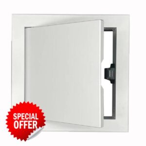 RLOZUI Access Door 12" X 12" Steel Access Panel Door with Aluminum Alloy Frame for Drywall