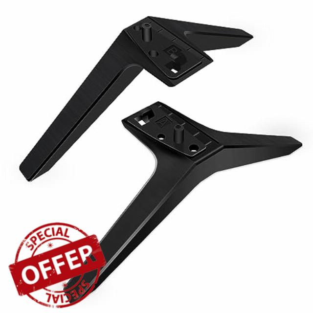 WISINY MAM649841 Stand Compatible for LG TV Legs Replacement TV Stand Legs for 49 50 55 Inch Replace 49UJ6300 49UM7300 49UN6900 50UK6300 50UK6500 50UM7300 55UK6500 55UJ6540 55UM7300 Without Wr Screws