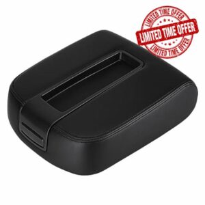 PetMigo Center Console Armrest Lid Cover Center Console Armrest Box Cover for Chevy Avalanche Tahoe Suburban 1500 2500 GMC Yukon 2007-2014