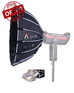 Aputure Light Dome Mini III -&Phi;58*32.7cm Circular Mini Bowens Mount Softbox: Quick Setup with Foldable Design