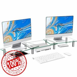 Zimilar Dual Glass Monitor Stand Riser