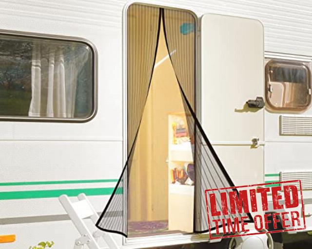 Magnetic Screen Door for RV Sliding Door