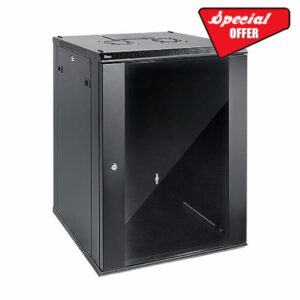 Tecmojo 15U Wall Mount Rack Network Cabinet for 19&rdquo;IT Equipment