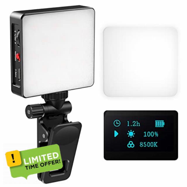 PIXEL Rechargeable Selfie Light,Phone Light Mini Portable Clip on for iPhone