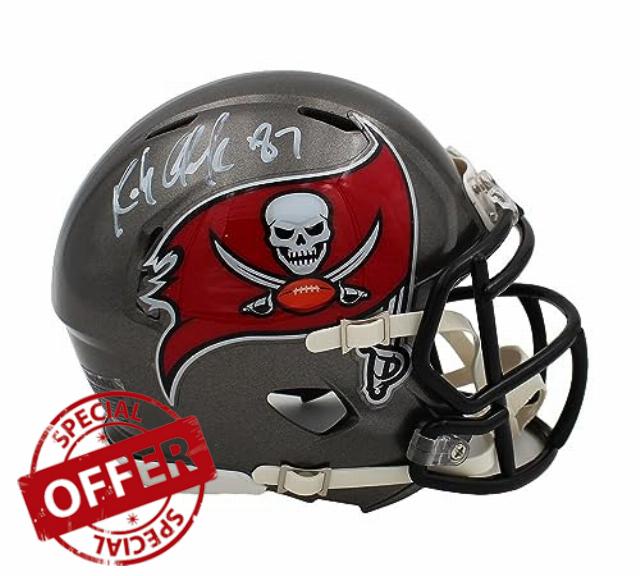 Rob Gronkowski Signed Tampa Bay Buccaneers Speed NFL Mini Helmet - Autographed NFL Mini Helmets
