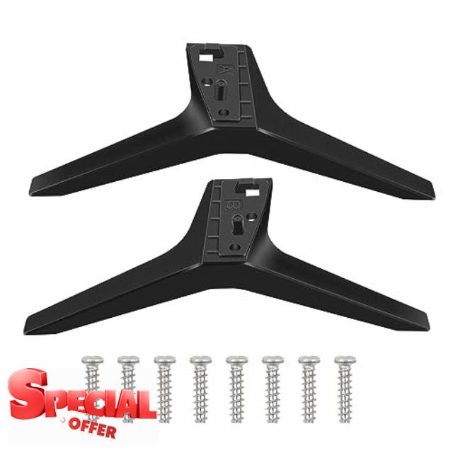 TV Base Stand/Foot Replacement for LG 50UN 55UN Series LED TV 50UN6900 50UN7300 50UN7300PUC 50UN7300AUD 50UN6950ZUF 55UN6900 55UN6950ZUA 55UN6955ZUF 55UN7200PPF 55UN7300PUF - Screws Included