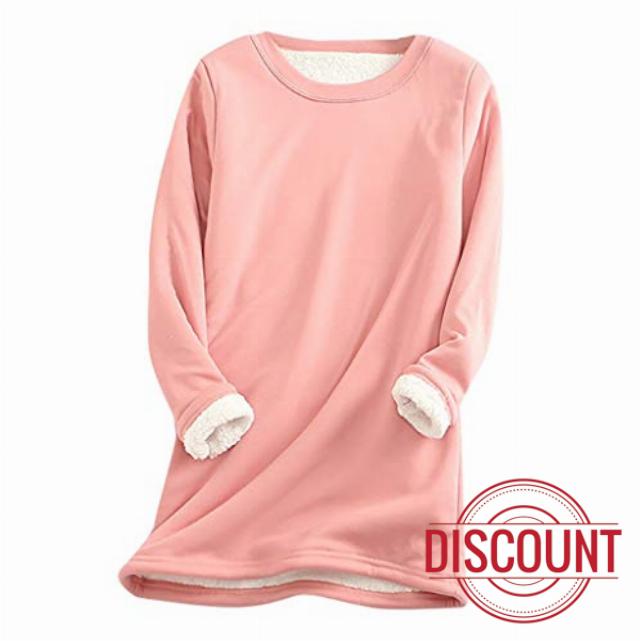 Tops Loose Fit Women's Autumn Winter Plus Size Loose Thickened Velvet Warm Bottoming Shirt Top