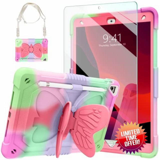iPad 10.2 Case for Kids Girls