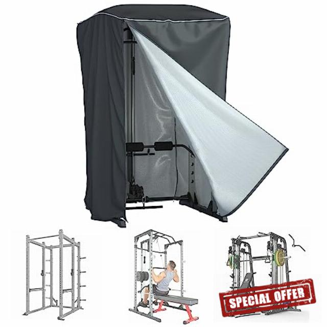 WJYZHM Power Rack Cover for up to 84" H×47" L×69" W - Universal Fit
