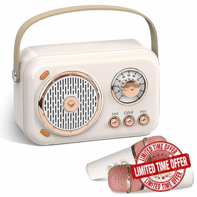 ILOVK Karaoke Machine for Adults & Kids