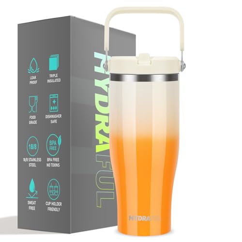Leak Proof Vacuum Insulated Cup Water Bottle Fit in Cup holder for Home