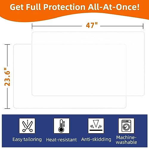 47"x23.6" Silicone Mats for Kitchen Counter