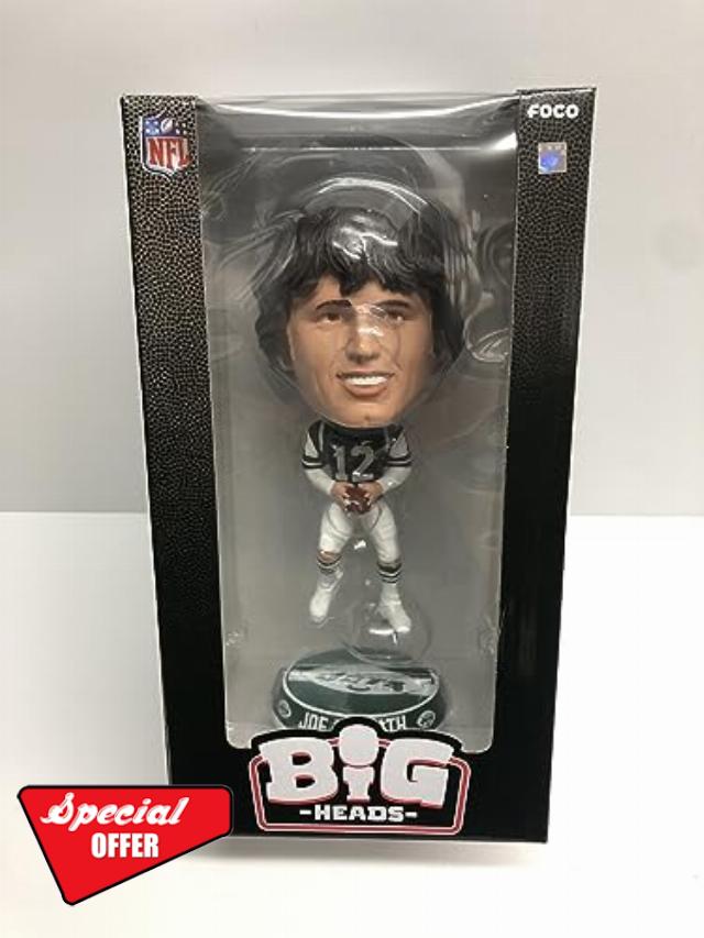 Joe Namath NY Jets Home Jersey Variant Big Head Limited Edition Bobble Bobblehead ONLY 144 produced!