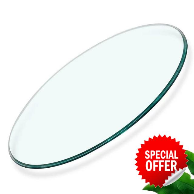 MUUOKY Round Glass Table Top