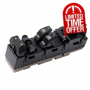 15883322 Driver Side Power Window Switch with Folding Mirror Switch Fit for 2003-2007 Chevrolet Silverado