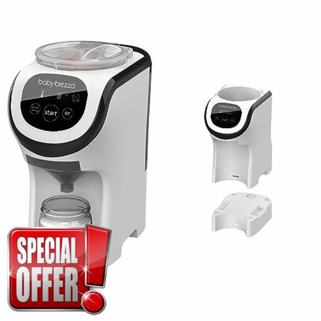 Baby Brezza Formula Pro Mini Baby Formula Maker & Formula Pro Mini Riser Stand Attachment