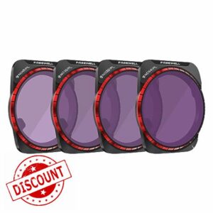Freewell Bright Day 4Pack Filter Kit for Air 3 ND/PL Hybrid
