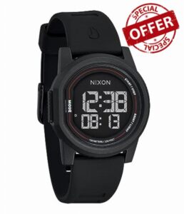 NIXON Disk Black/Black/Negative One Size