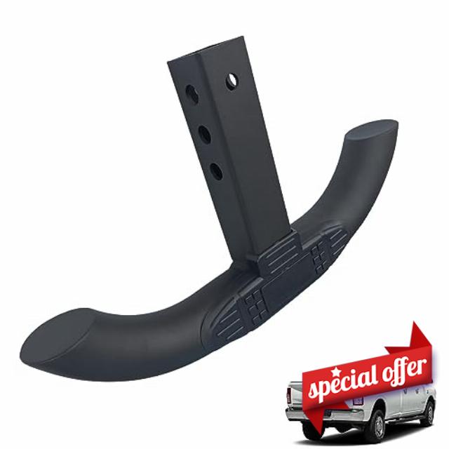 Kiaruert Heavy-Duty Hitch Step for 2 Inch Hitch Receiver Rear Bar Bumper Guard Protector Towing Hitch Step