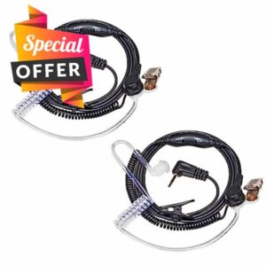 UAYESOK Radio Earpiece with Mic PTT(VOX) for Motorola Talkabout Radio T260 T260TP T402 T460 T465 T600 T800
