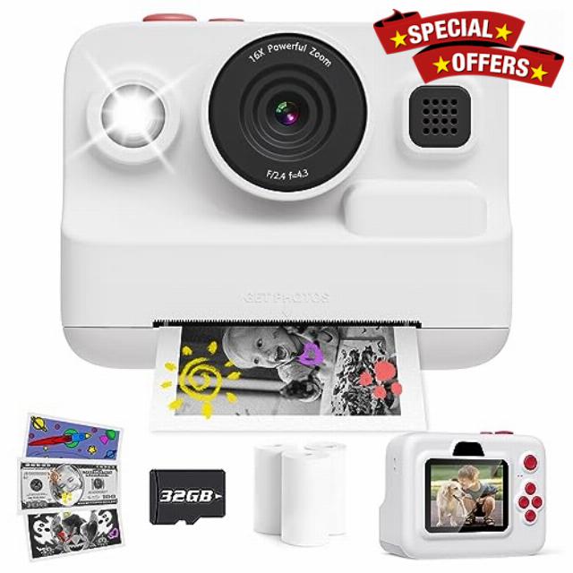 Kids Camera Instant Print