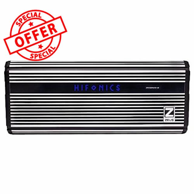 Hifonics ZRX3216.1DV2 Zeus ZRX V2 Compact 3200 Watt Super D-Class Mono Block Amplifier