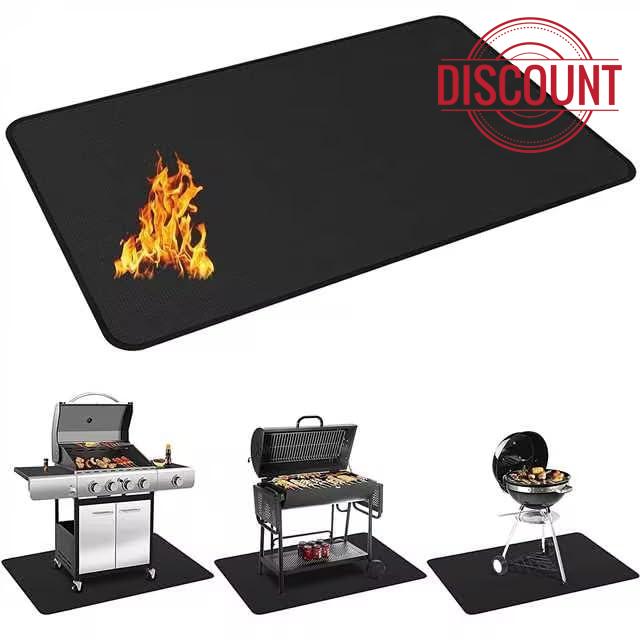 Protebox 48 x 30 inch Under Grill Mats for Outdoor Grill