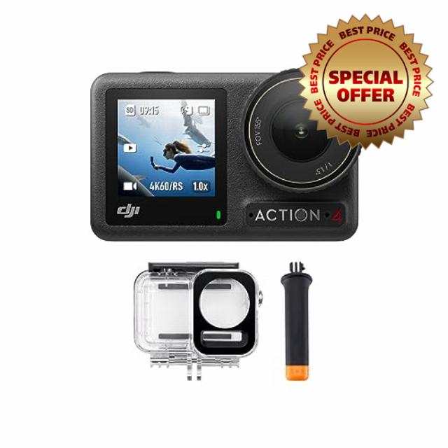 DJI Osmo Action 4 Diving Combo - Waterproof Action Camera