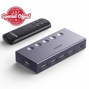UGREEN HDMI Switch 5 in 1 Out 4K@60Hz New