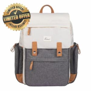 DLNIA Baby Diaper Backpack - Large Diaper Bag with Insulated Pockets
