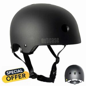 Nutcase Children's Multi-Sport Helmet Adjustable Snap-and-Go Magnetic Buckle System